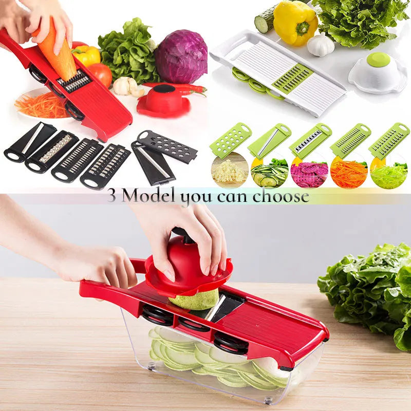 Vegetable Cutter with Steel Blade