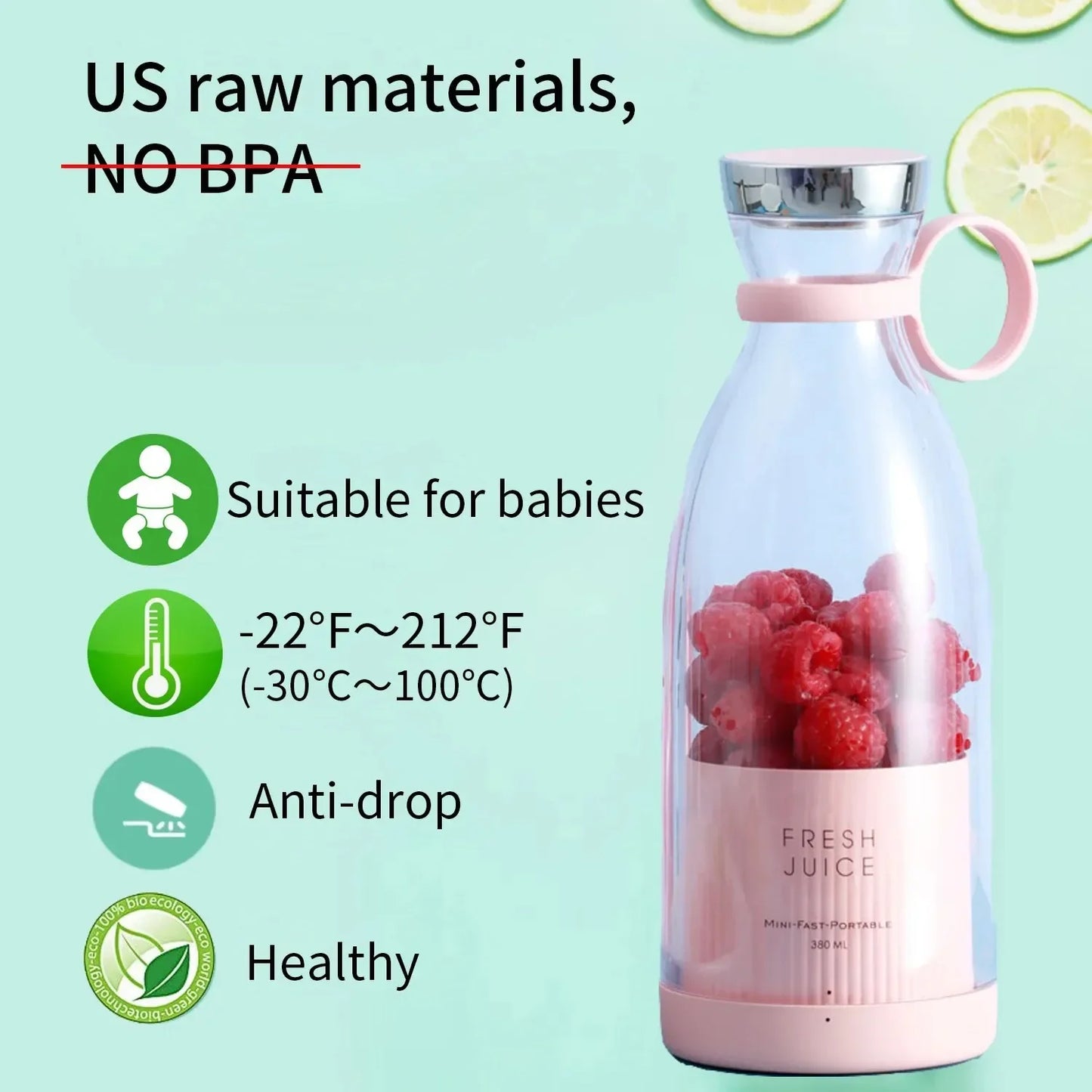 Mini Juice Blender Portable Electric