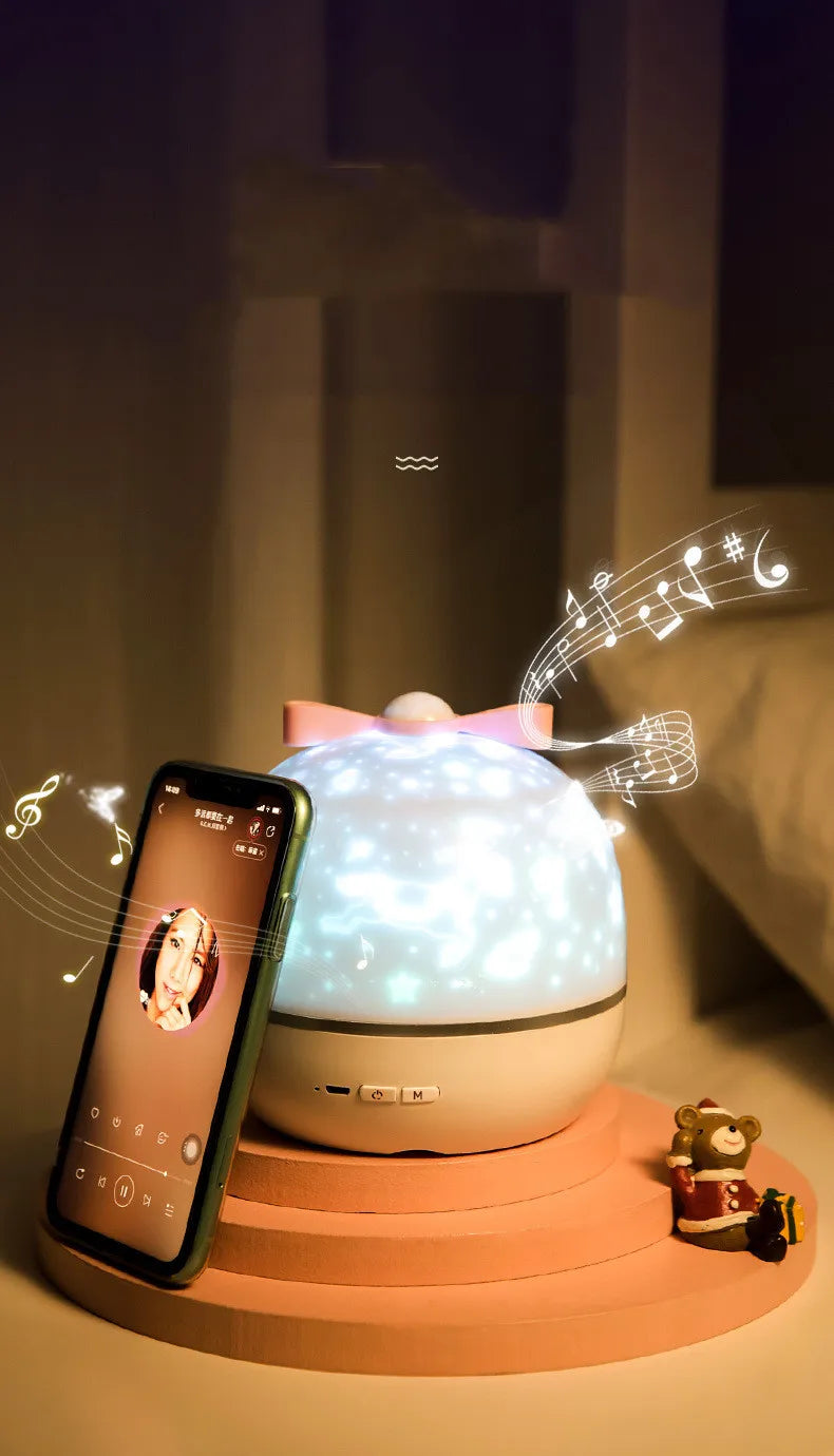 Rotating Sky Moon Lamp Galaxy Lamp